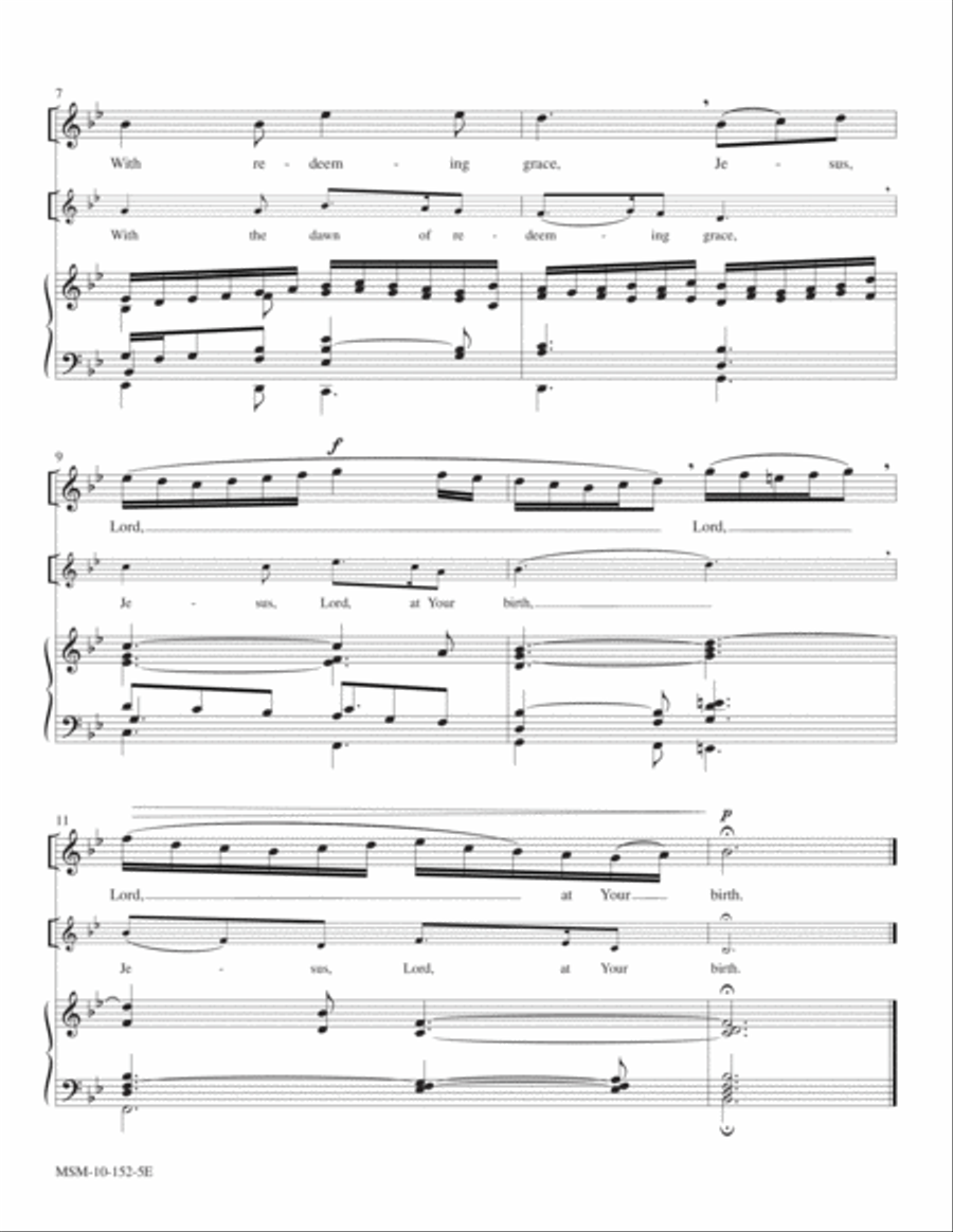 Silent Night Silent Night Choir scores gallery preview page 2