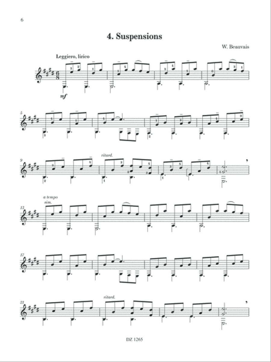 La guitare dans tous ses états, Série 2 - vol. 3 Classical Guitar scores gallery preview page 6
