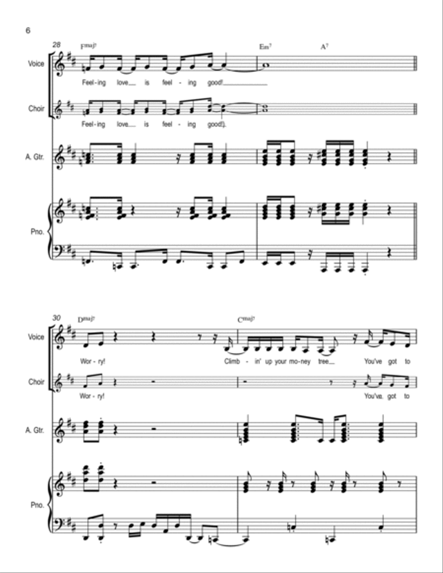 I Believe In Love Piano, Vocal, Guitar scores gallery preview page 6