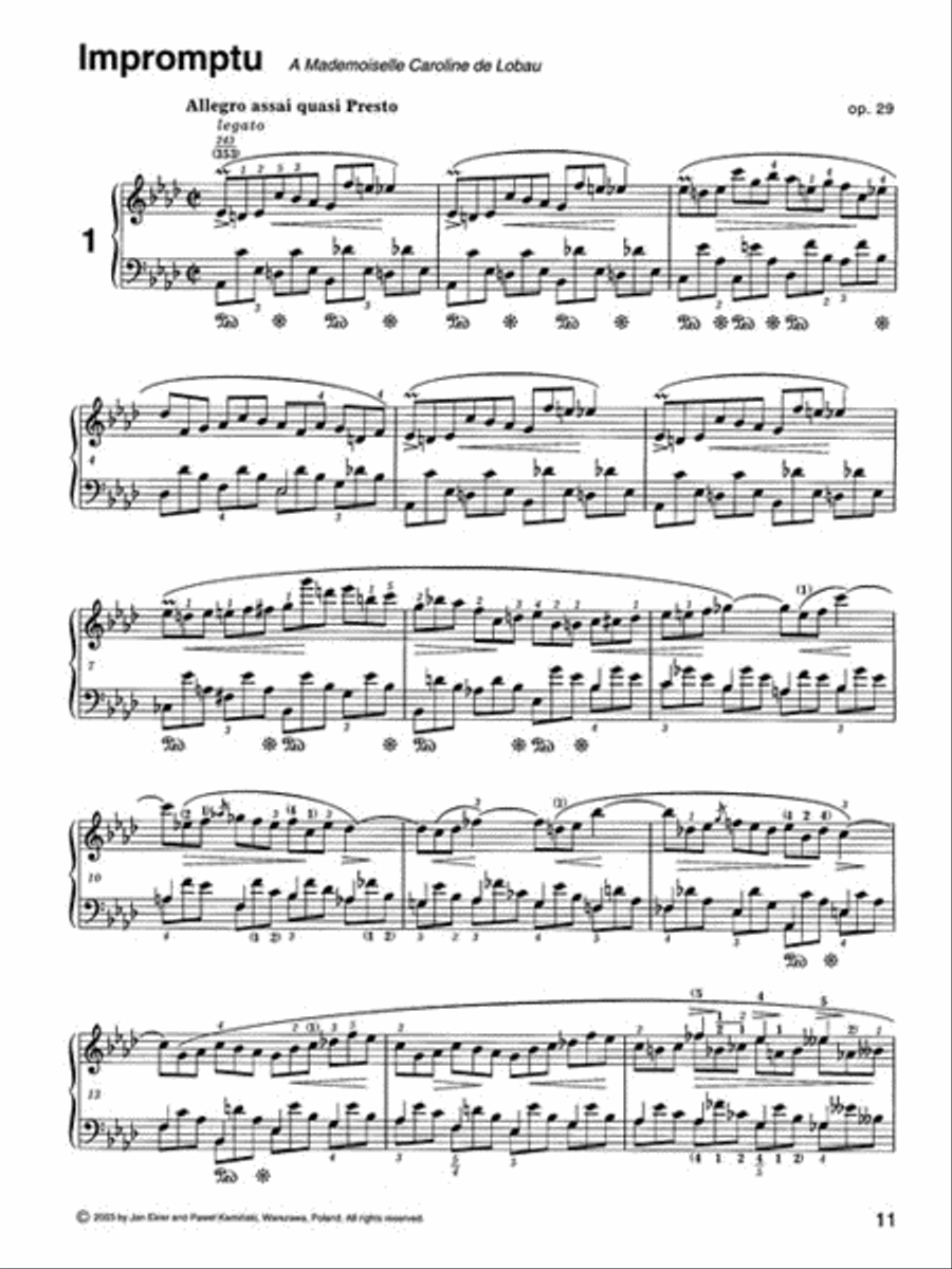 Impromptus Op. 29, 36, 51 Piano Solo scores gallery preview page 4
