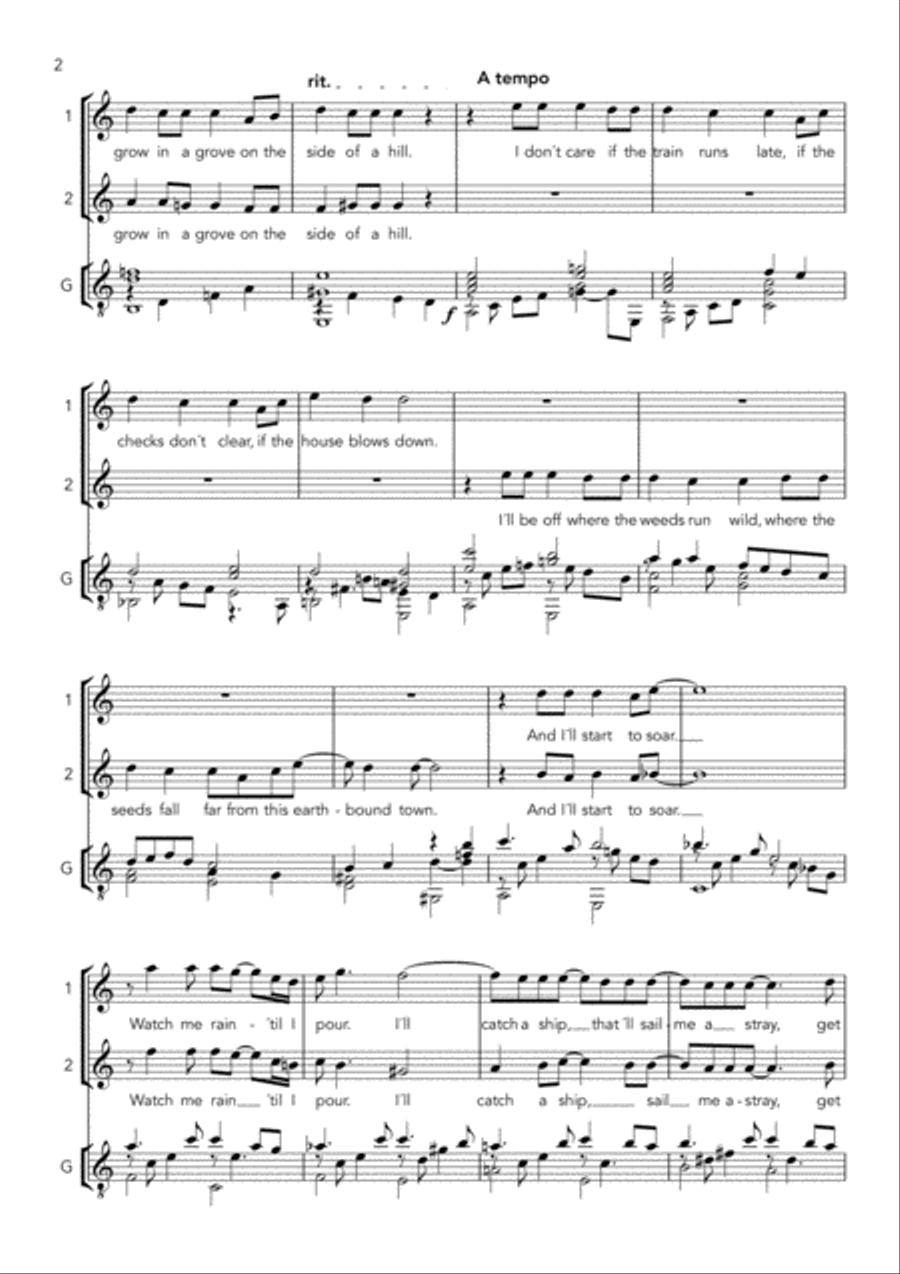 Flight Woodwind Ensemble scores gallery preview page 2
