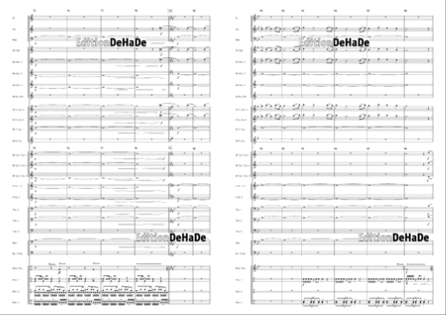 Carnaval de Paris Concert Band scores gallery preview page 9
