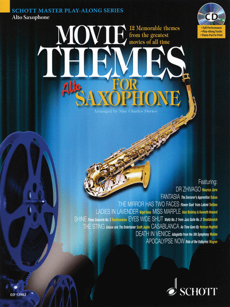 Movie Themes for Alto Saxophone image number null