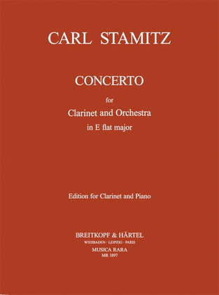 Book cover for Clarinet Concerto in E flat major