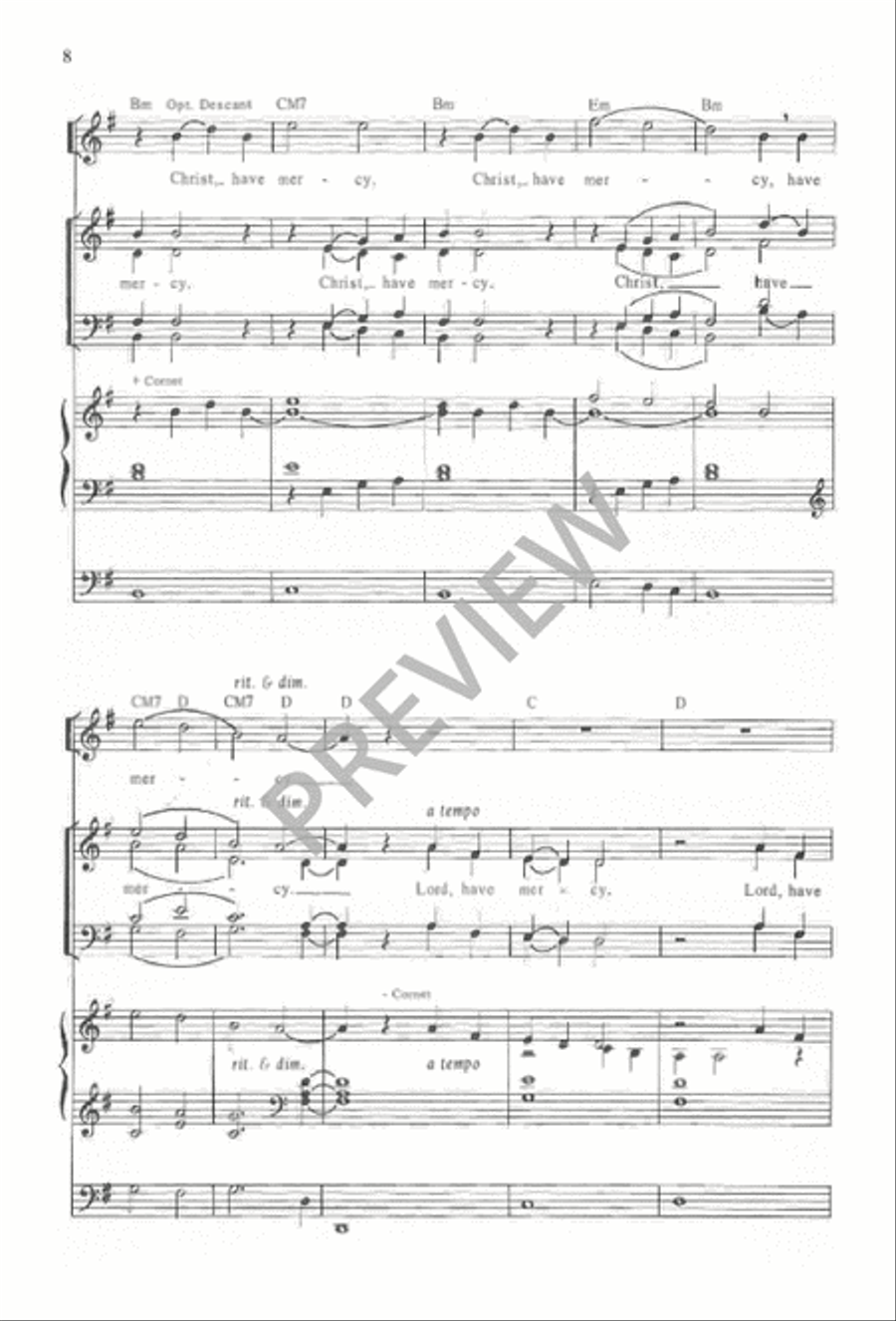 Mass for the King of Glory 4-Part scores gallery preview page 10