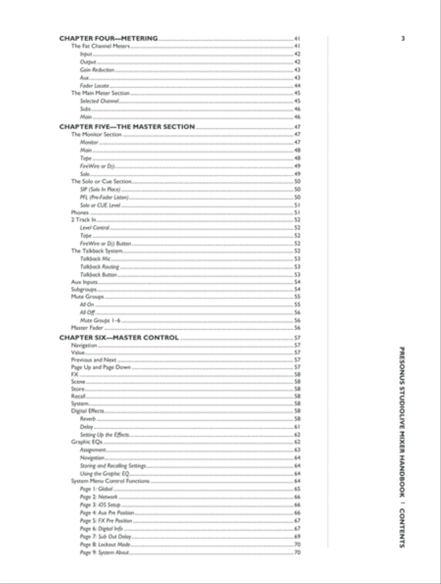 PreSonus StudioLive Mixer Handbook Collection / Songbook scores gallery preview page 3