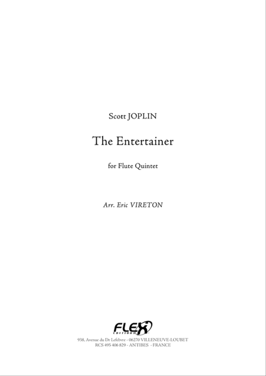 The Entertainer Flute scores gallery preview page 1