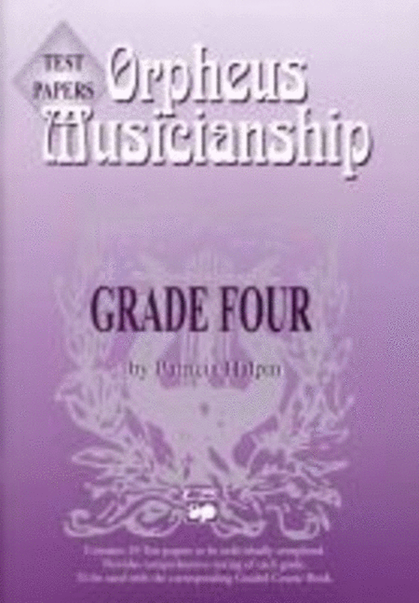 Musicianship Grade 4 Test Papers
