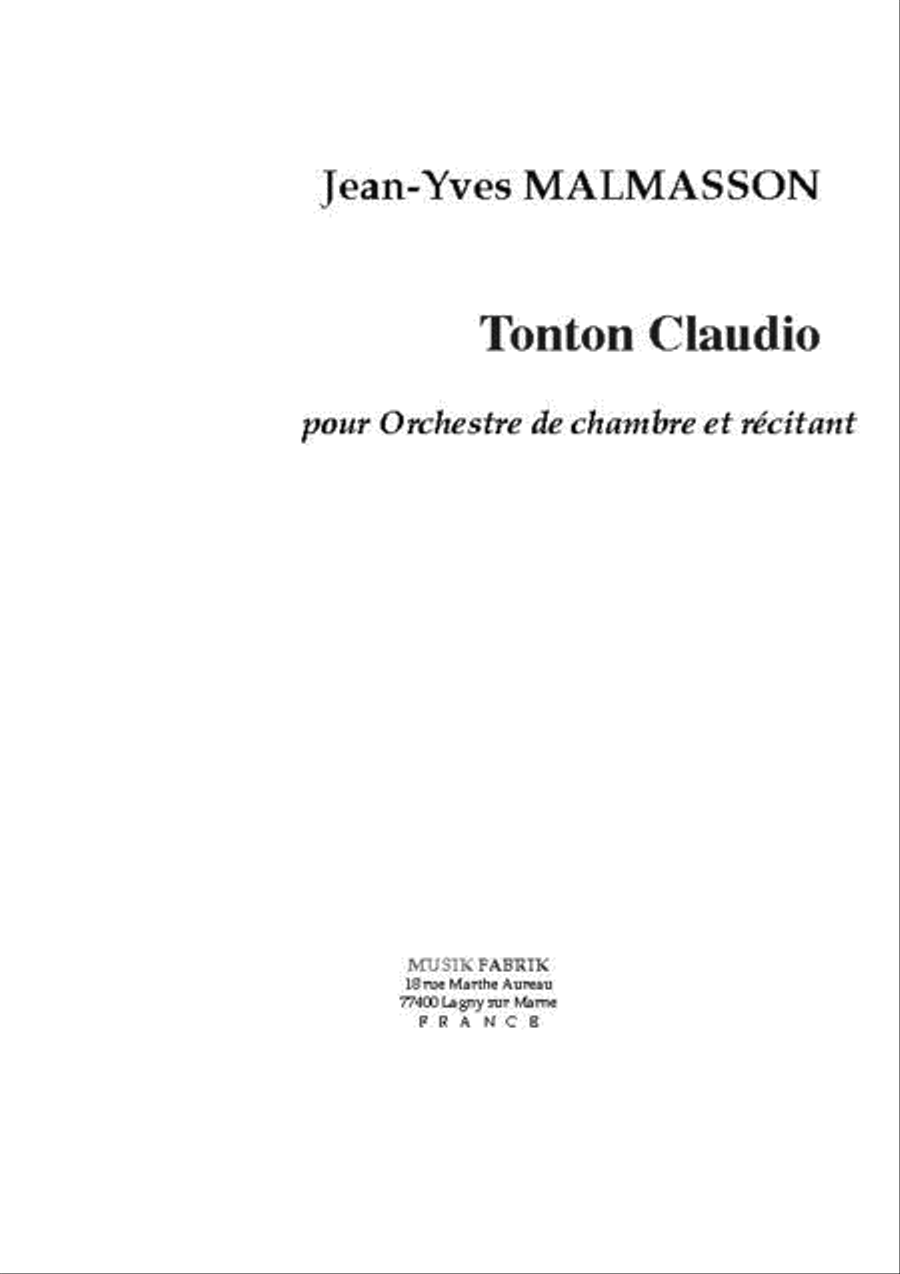 Tonton Claudio Tonton Claudio Harp scores gallery preview page 1