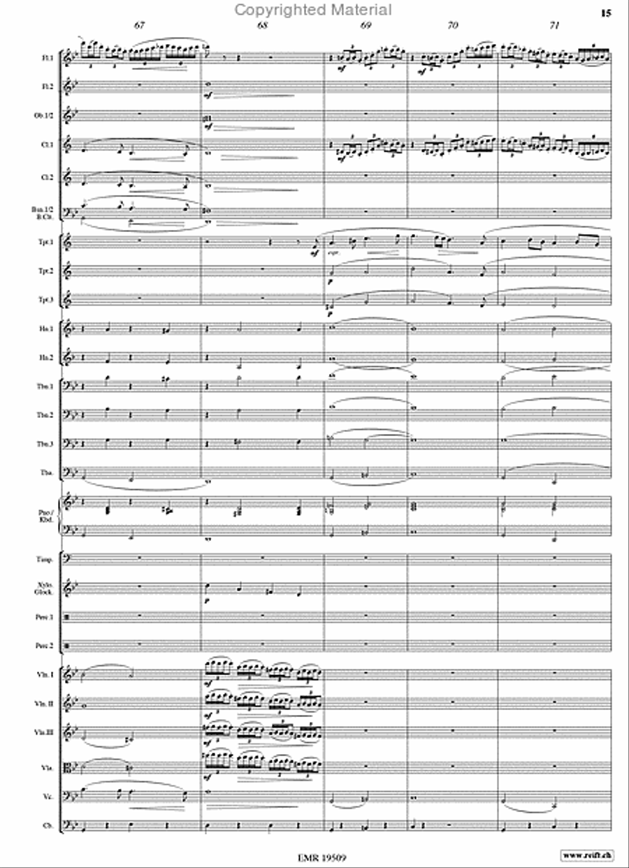 Taras Bulba Orchestra scores gallery preview page 15