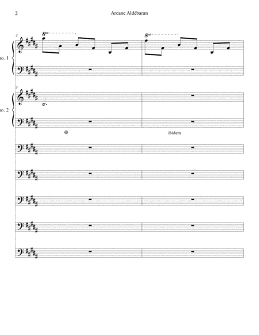 "Arcane Aldébaran" piano 1 & 2 / Cello 1,2,3,4 / Contrabass image number null