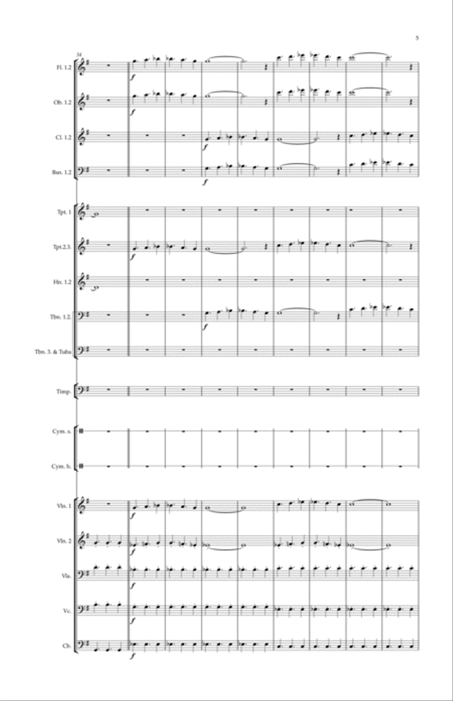 PRAISE TO THE LORD! PRAISE TO THE LORD! Full Orchestra scores gallery preview page 5