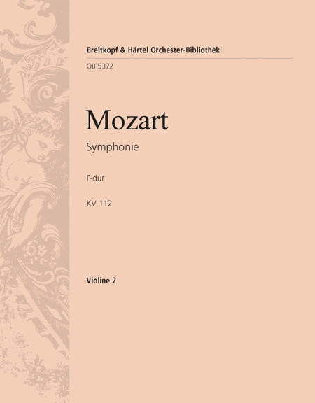 Symphony [No. 13] in F major K. 112