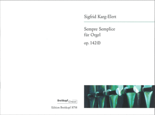 Book cover for Sempre Semplice Op. 142 (I)