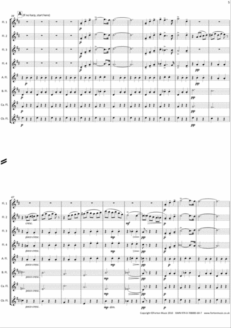 Valse des Fleurs Valse des Fleurs Flute scores gallery preview page 5