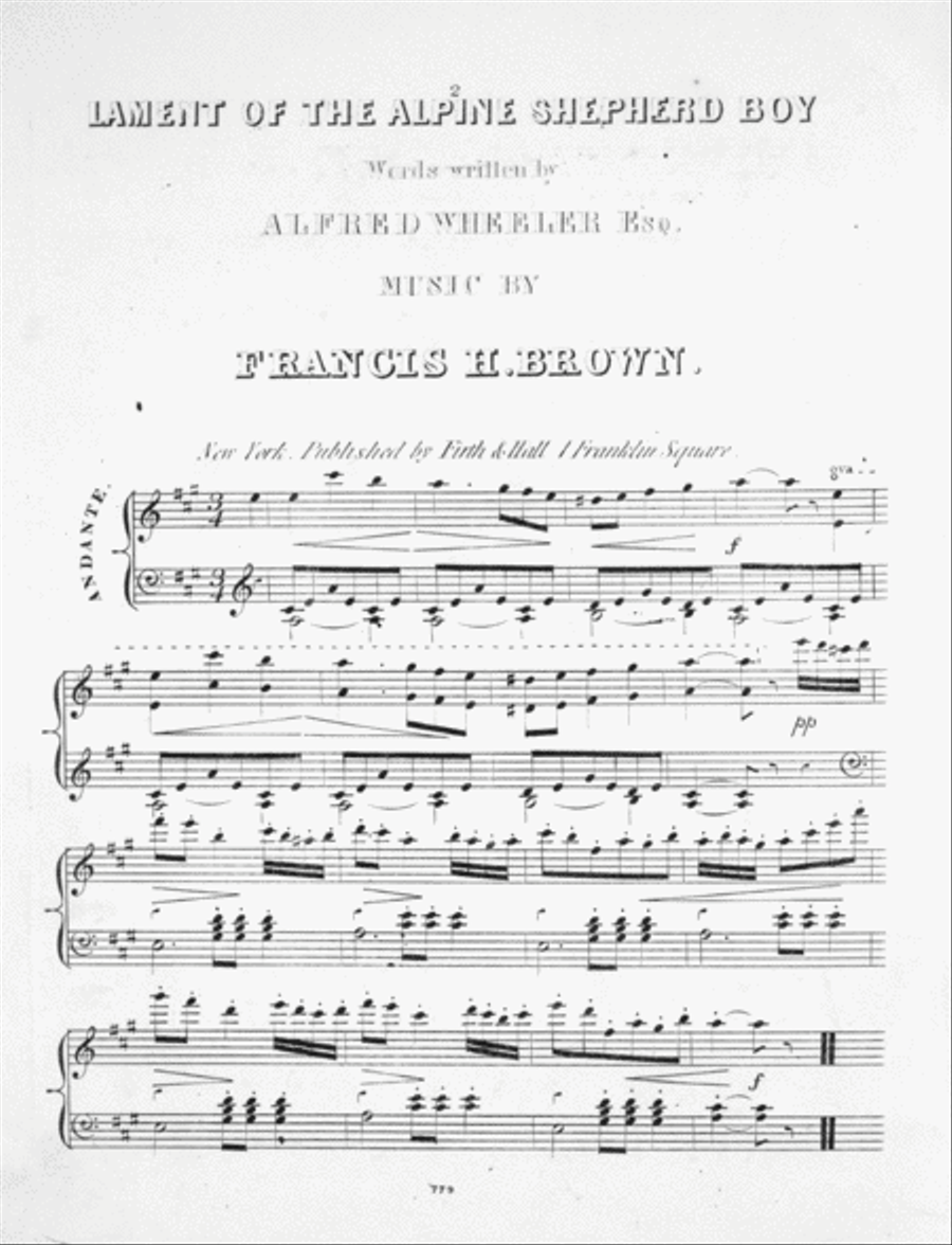 The Lament of the Alpine Shepherd Boy Voice scores gallery preview page 2