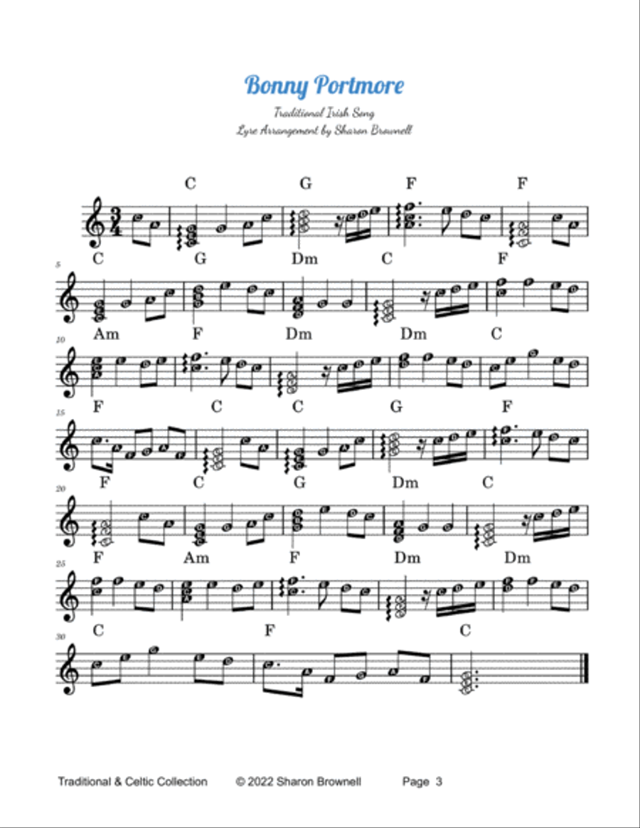 Celtic lyre music hot sale