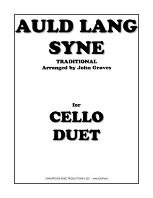 Book cover for Auld Lang Syne - Cello Duet