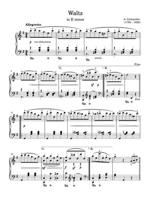 Waltz in E minor