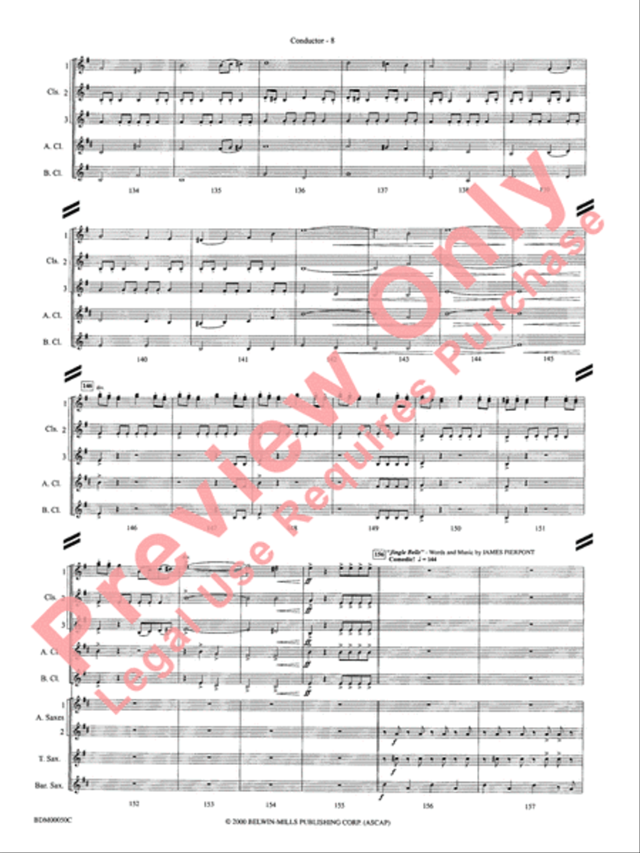 Christmas in the Round Christmas in the Round Concert Band scores gallery preview page 11