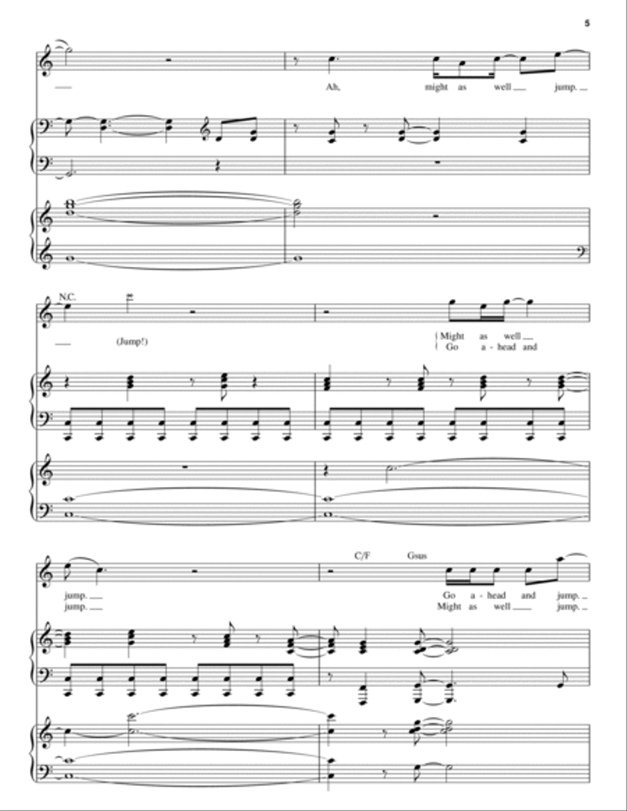 Jump Piano scores gallery preview page 5
