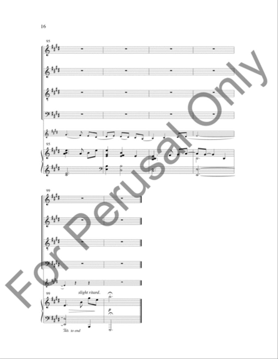 Psalm 23 (Choral Score) Psalm 23 (Choral Score) 4-Part scores gallery preview page 15