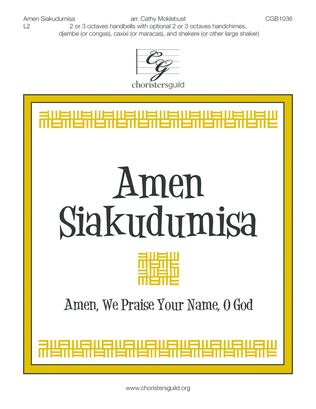 Book cover for Amen, Siakudumisa (2 or 3 octaves)