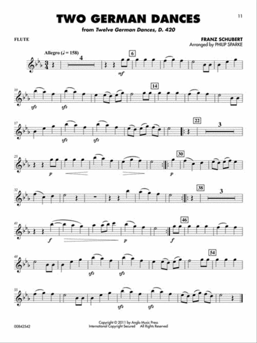 Classical Solos for Flute Flute Solo scores gallery preview page 3