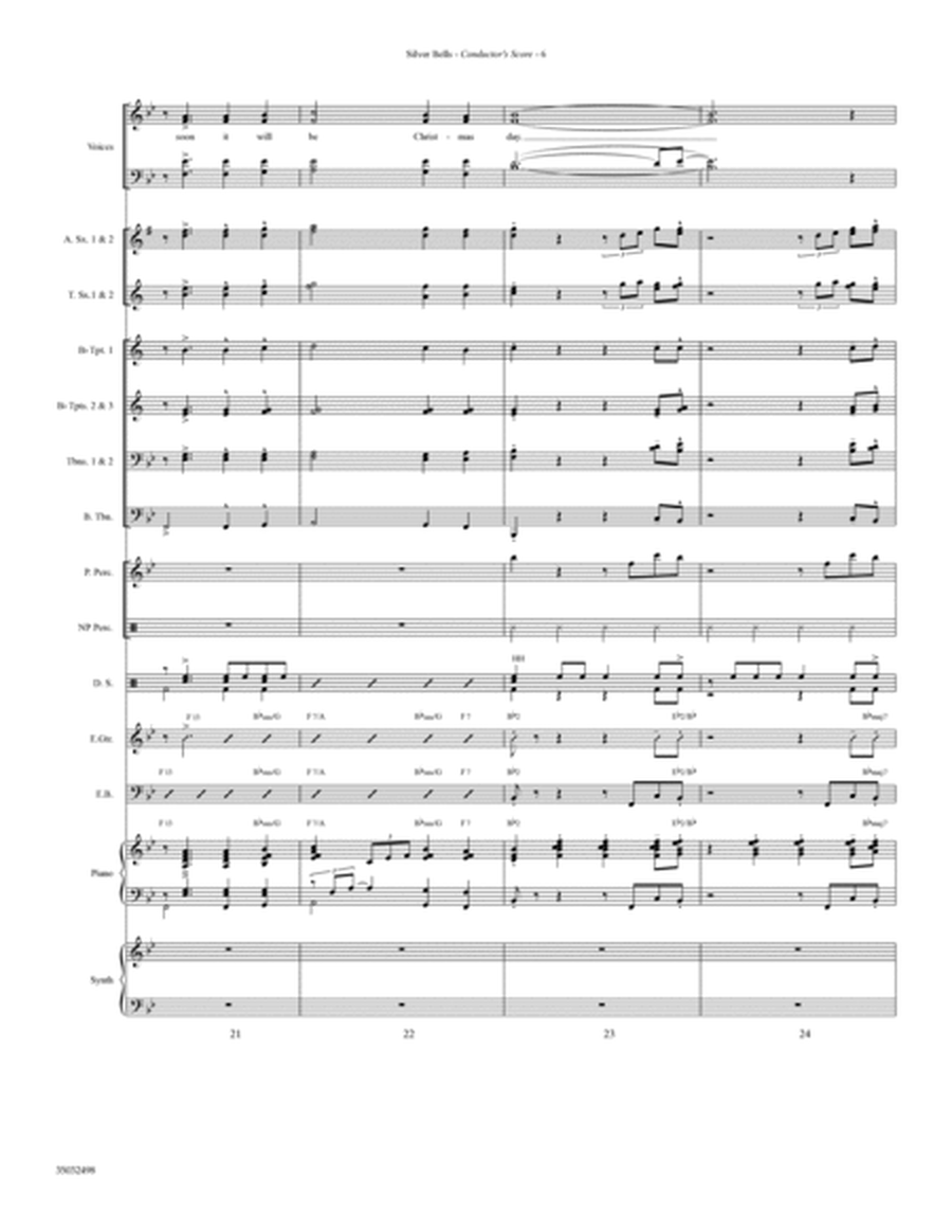 Silver Bells (arr. Mark Hayes) - Full Score
