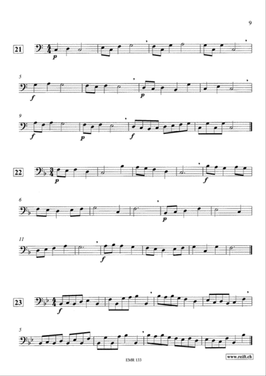 Technical & Melodic Studies Vol. 1 Trombone scores gallery preview page 9