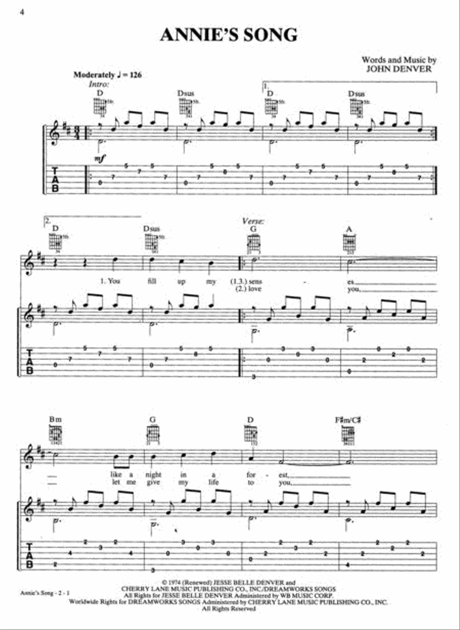 44 Eclectic Hits for Classic Rock Guitar Electric Guitar scores gallery preview page 2