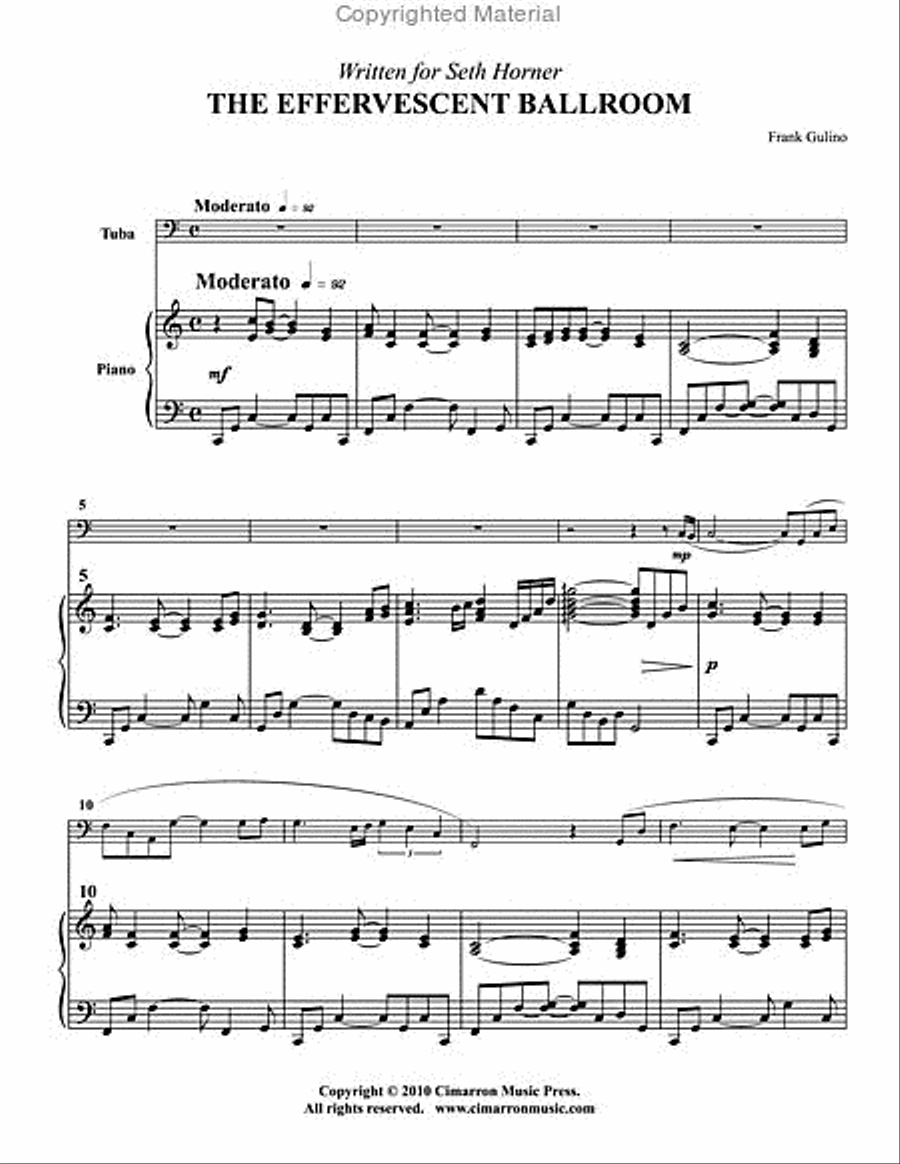 The Effervescent Ballroom Tuba scores gallery preview page 2