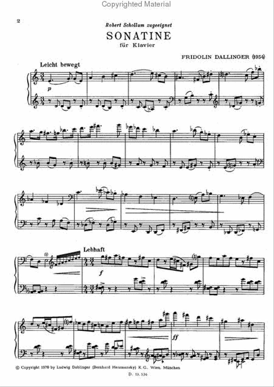 Sonatine Sonatine Piano Solo scores gallery preview page 2