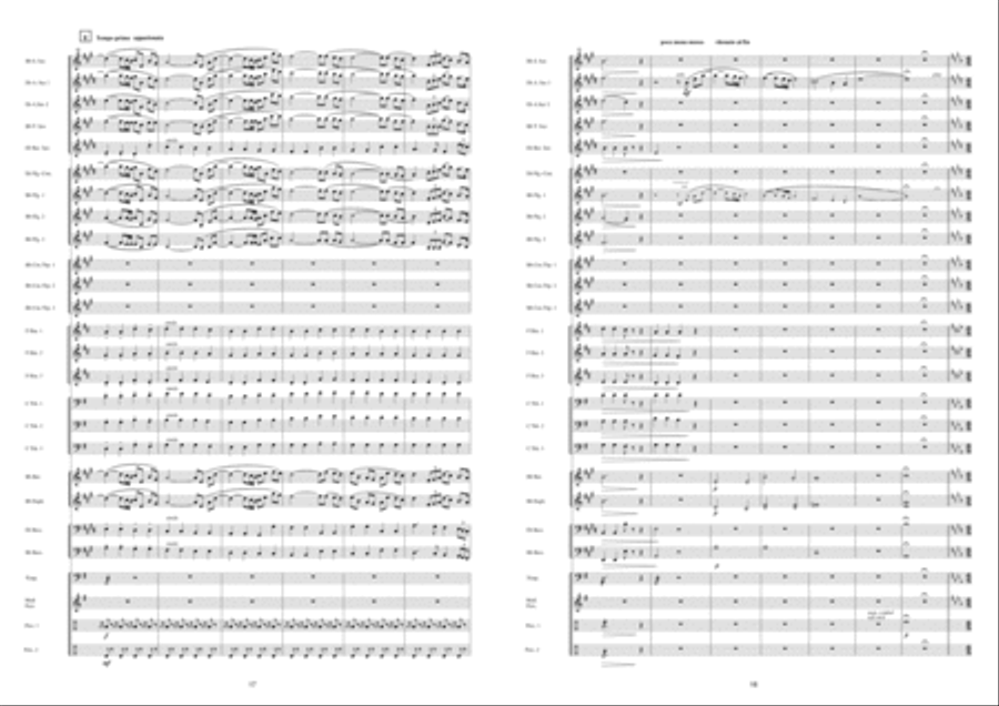 Saturnalia Fanfare Band scores gallery preview page 10