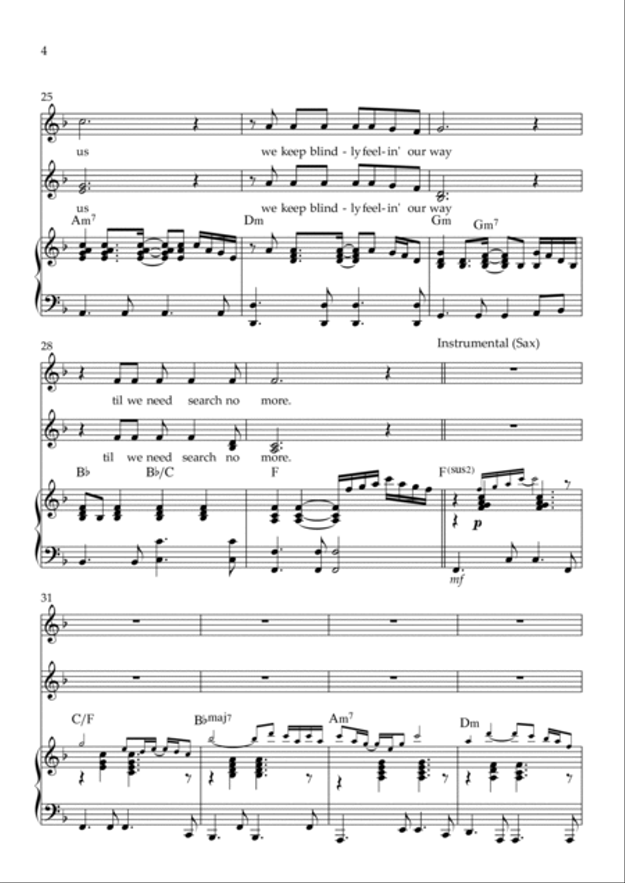 The Price of Love The Price of Love Piano, Vocal, Guitar scores gallery preview page 4