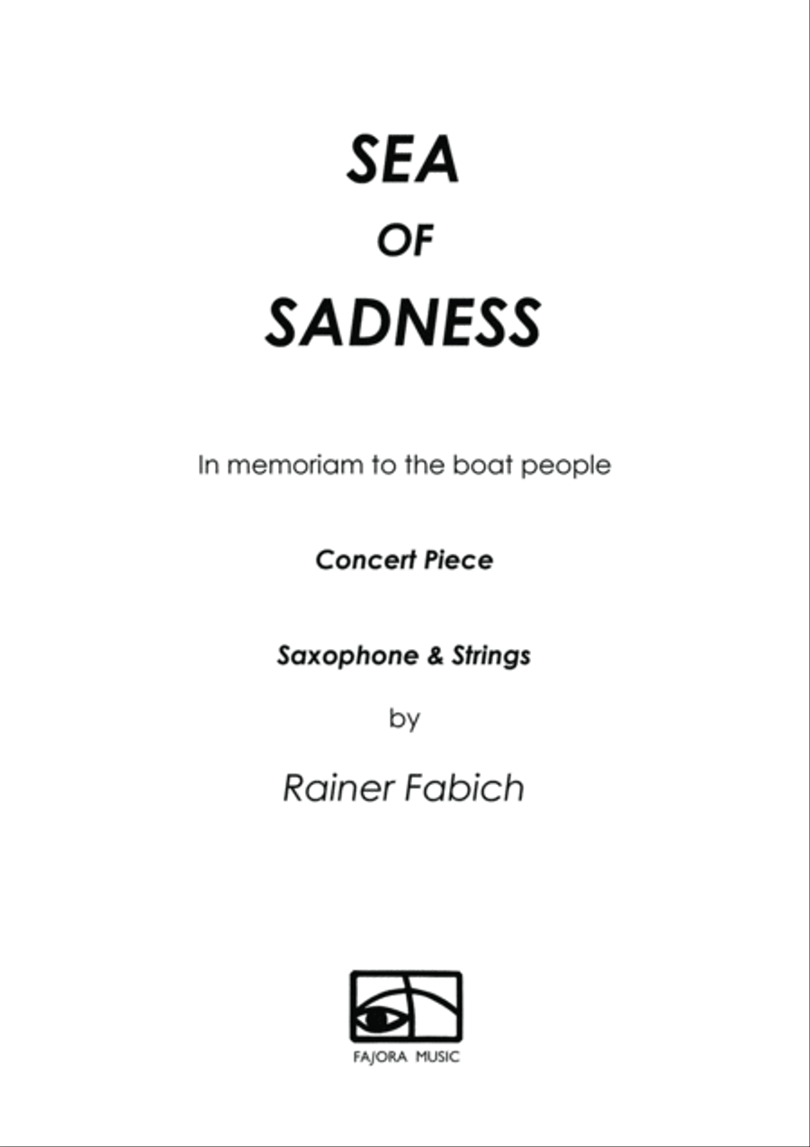 Sea of Sadness - In memoriam to the boat people Chamber Orchestra scores gallery preview page 2