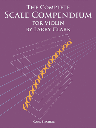 Book cover for The Complete Scale Compendium for Violin