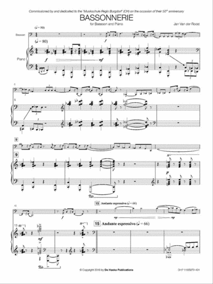 Bassonnerie Bassoon Solo scores gallery preview page 3