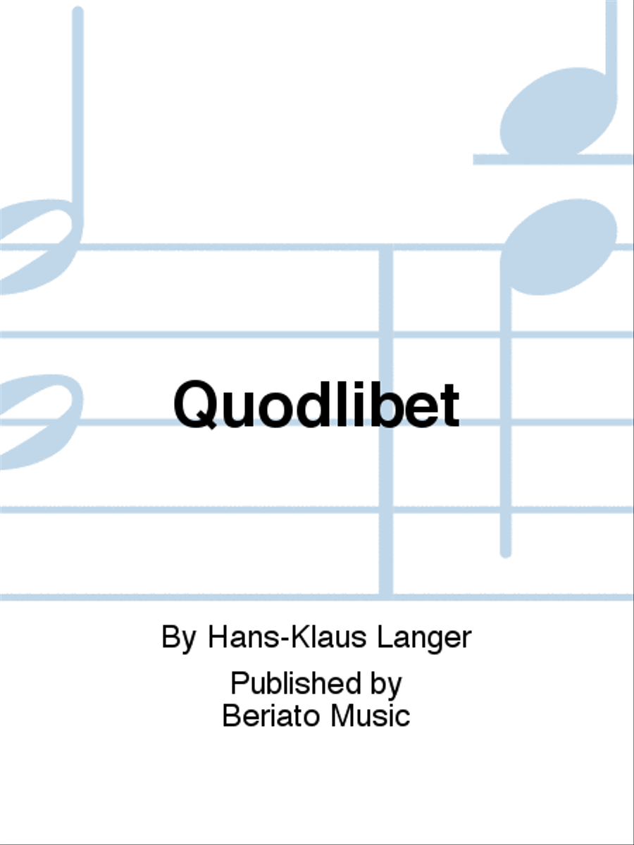Quodlibet Piano scores gallery preview page 1