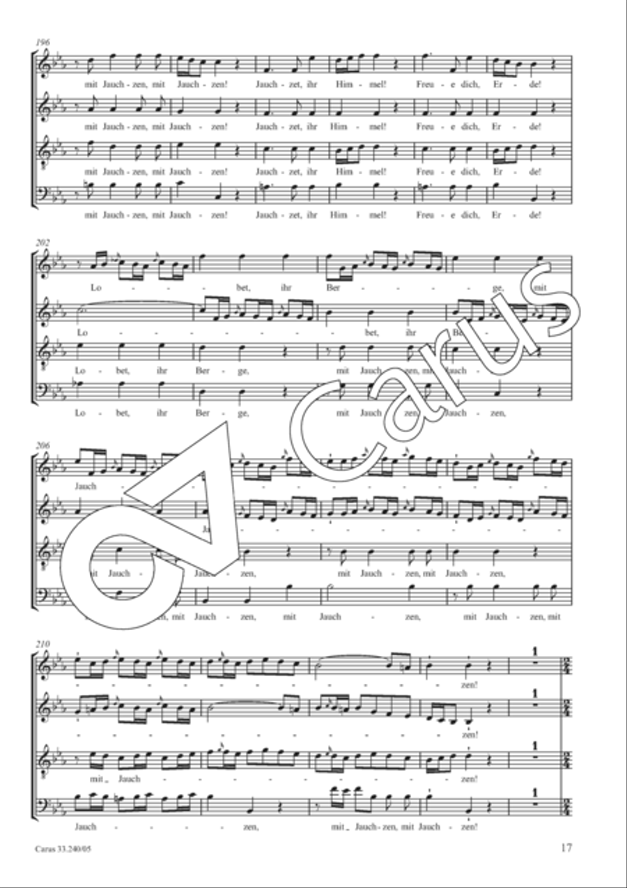 The Resurrection and Ascension of Jesus 4-Part scores gallery preview page 18