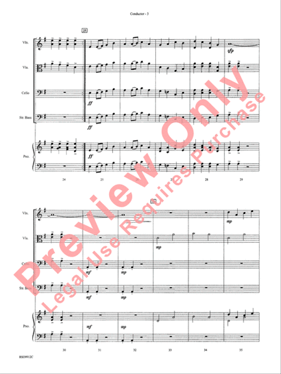Rite at Stonehenge String Orchestra scores gallery preview page 5