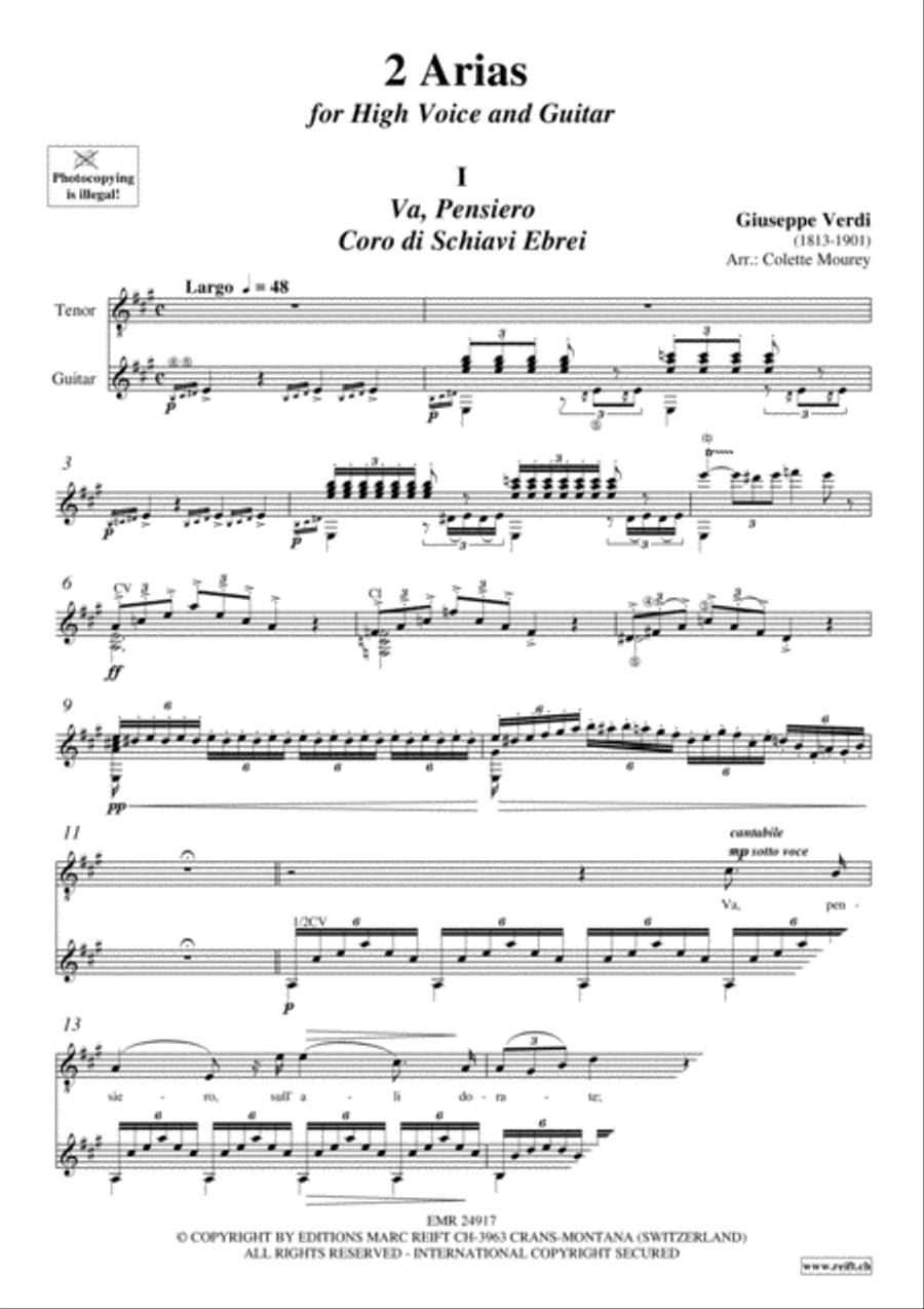 2 Arias Guitar scores gallery preview page 3