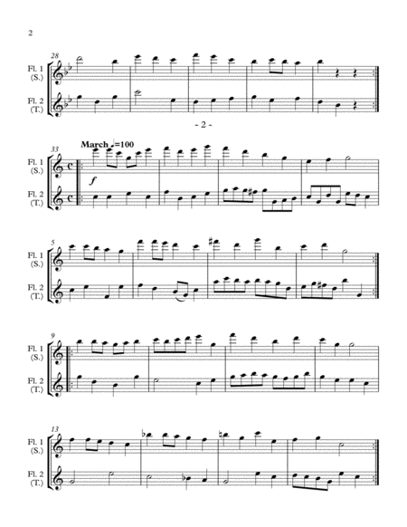 10 Little Duets for Teacher and Student (2 Flutes) image number null
