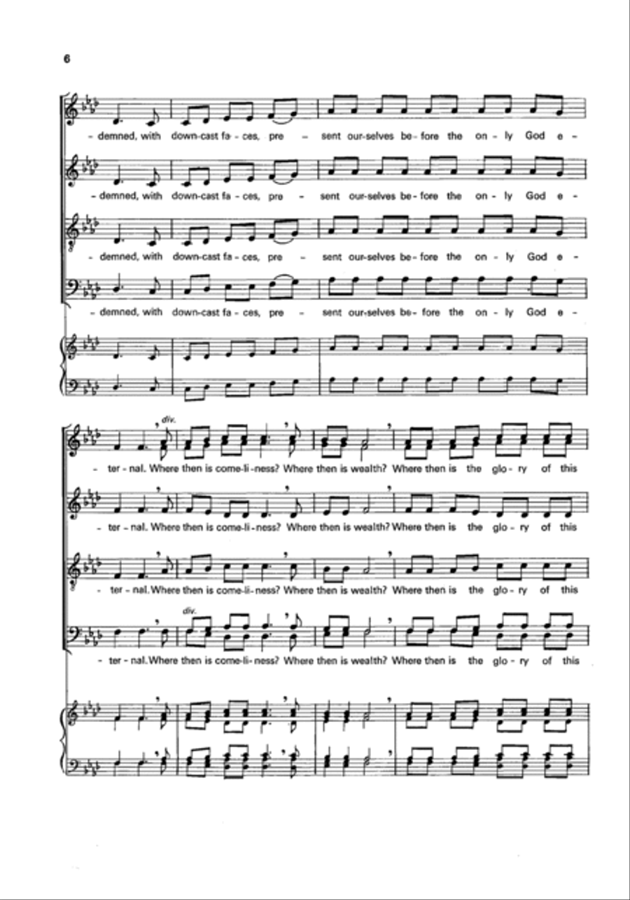 Funeral Ikos Choir scores gallery preview page 6