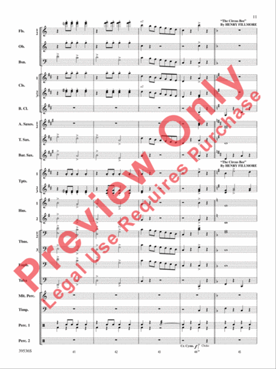 Screamers! Screamers! Concert Band scores gallery preview page 12