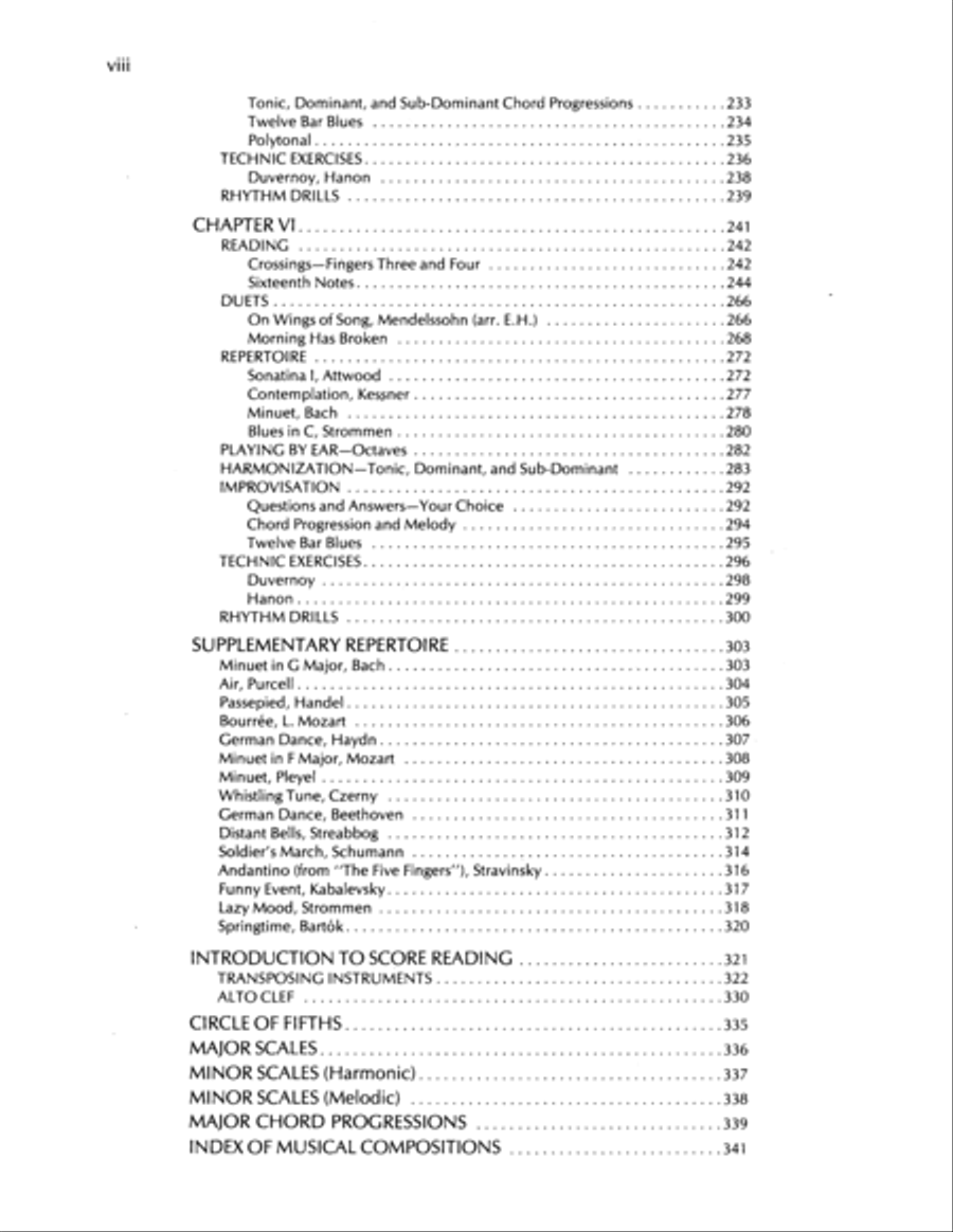 Progressive Class Piano Easy Piano scores gallery preview page 5
