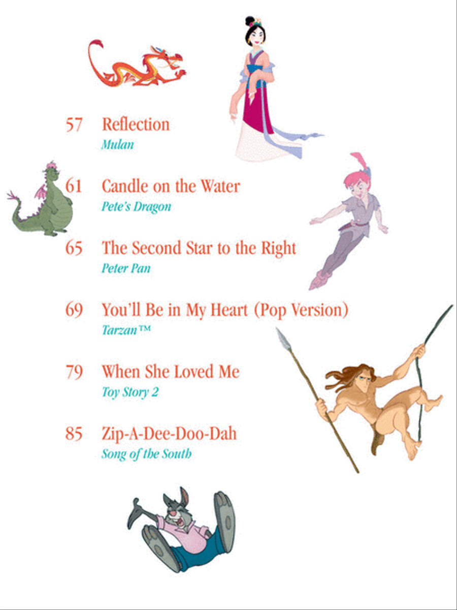 Disney's My First Songbook – Volume 2 Easy Piano scores gallery preview page 5
