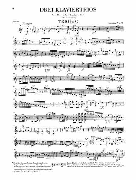 Piano Trios – Volume V