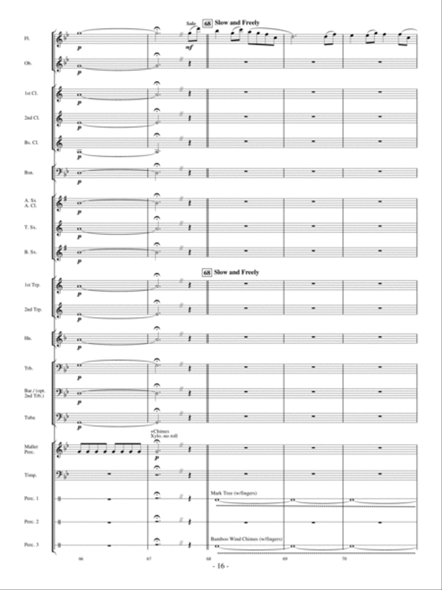 Panther In The Sky Concert Band scores gallery preview page 15