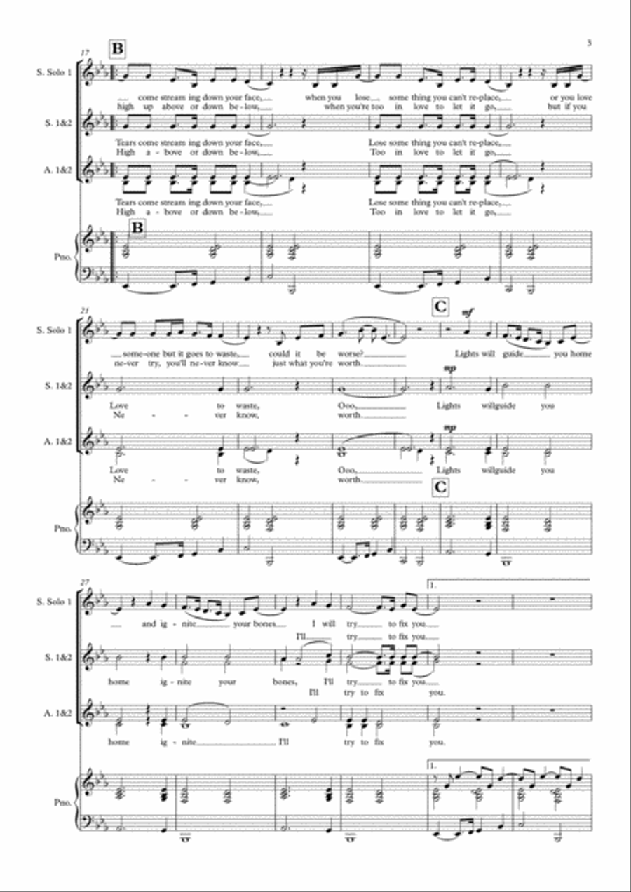 Fix You SSA scores gallery preview page 3